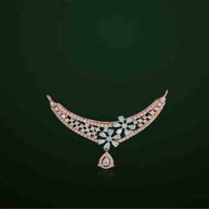 18KT Rose Gold Fancy Pink Mangalsutra Pendant