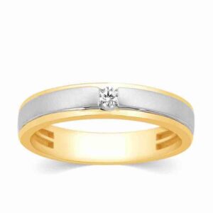 18KT Round Shape Diamond Gents Ring