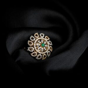 18KT Real Diamond Ladies Ring