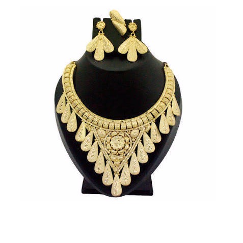 White gold plated set