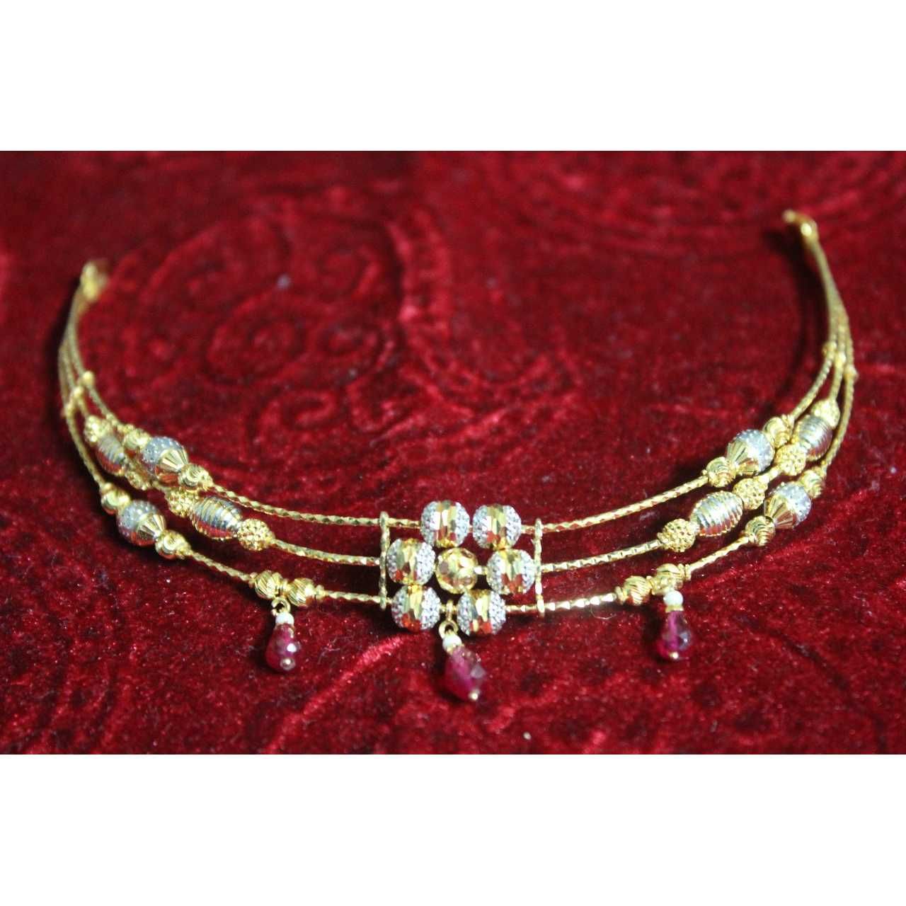 22KT Gold Ladies Indian Antique Bracelet