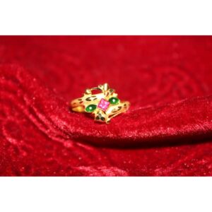 22KT Gold Ladies Indian Fancy Designer Ring