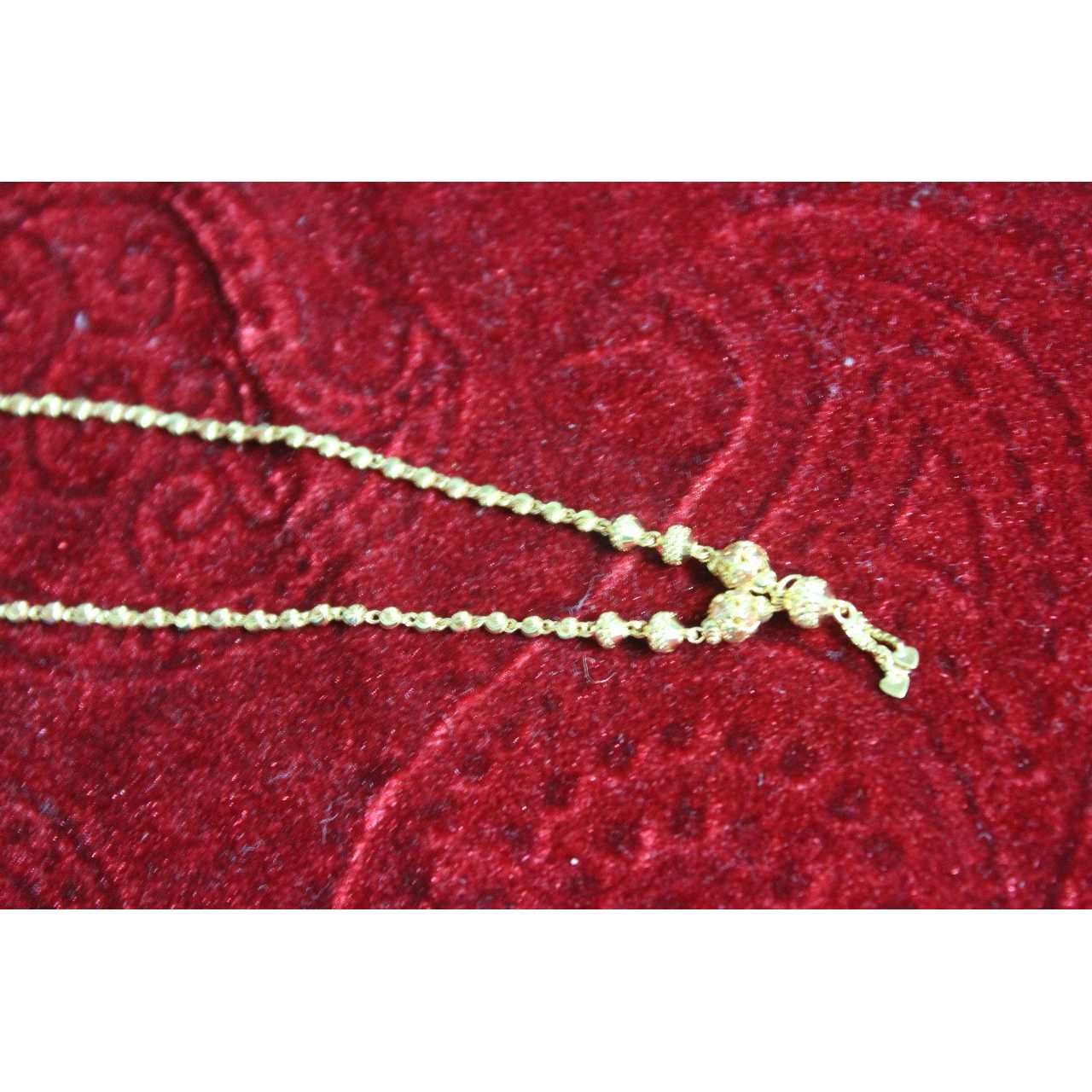 22KT Gold Ladies Indian Fancy Vertical Mala