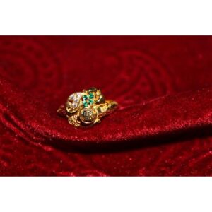 Designer 22KT Ladies Gold Indian Ring