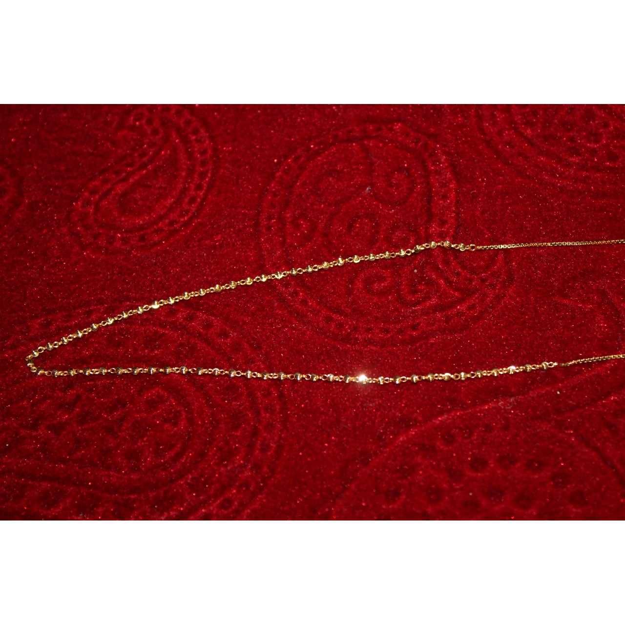22KT Gold Ladies Indian Fancy Vertical Mala