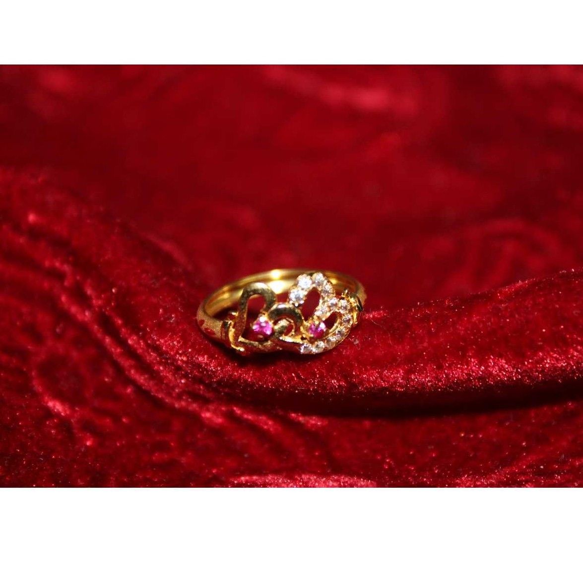 22KT Gold Ladies Indian Ring