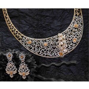 Diamond Necklace Set For Wedding