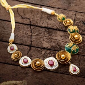 916 Gold Antique Necklace Set