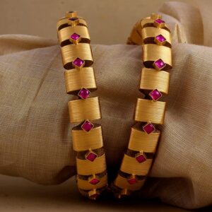 22K Gold Antique Bangles