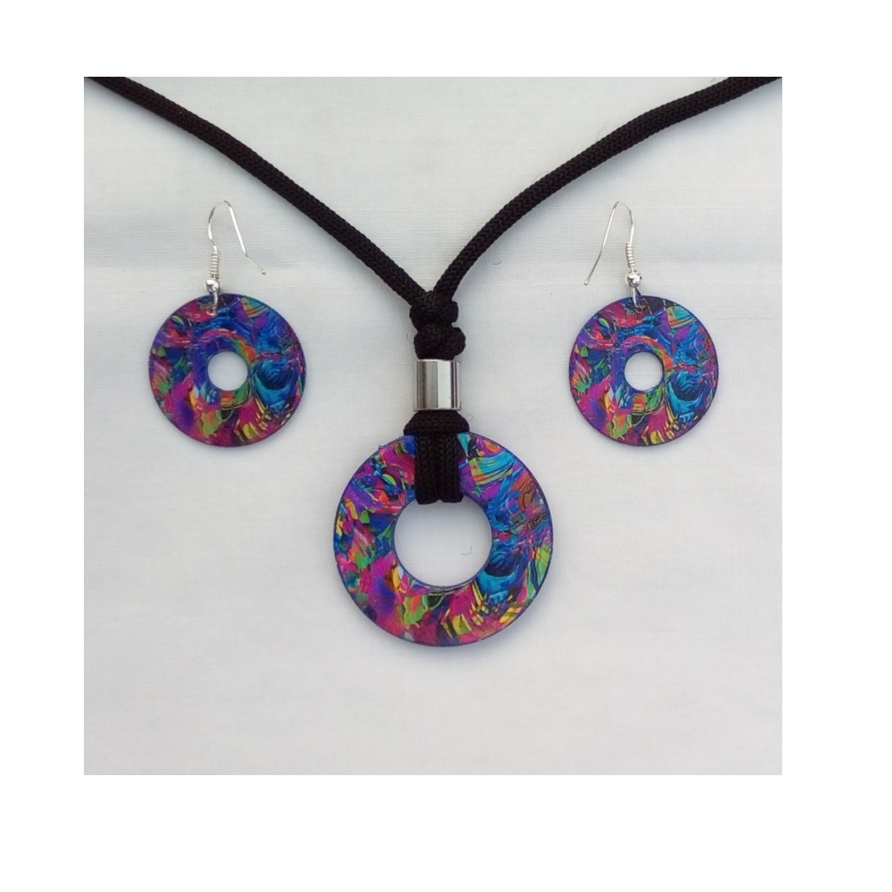 Modern Indian Multicolor Necklace Set