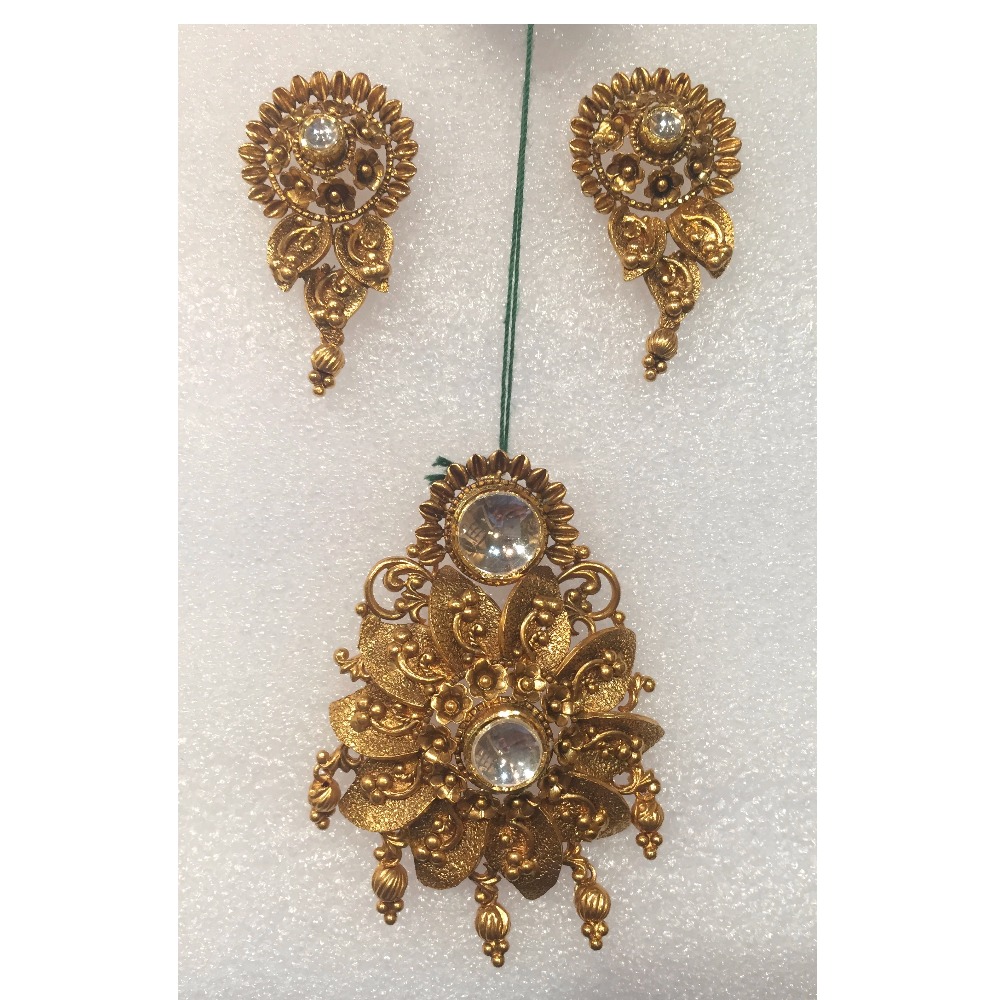 Rajkot Antique Jewellery Pendant Set