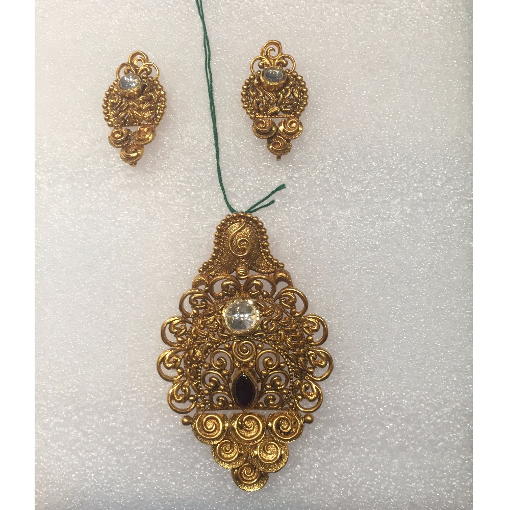 Rajkot Antique Jewellery Pendant Set