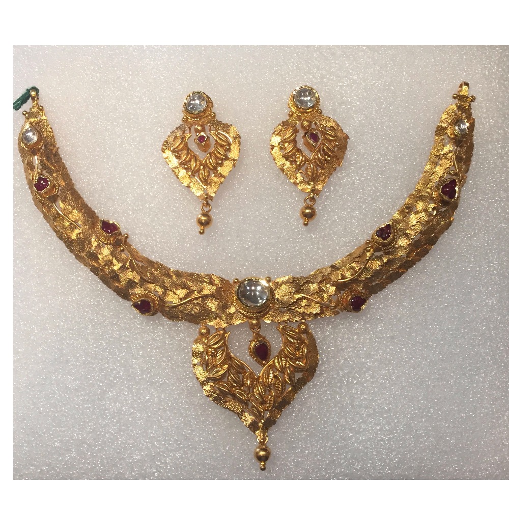 Rajkot Antique Jewellery Bridal Necklace Set
