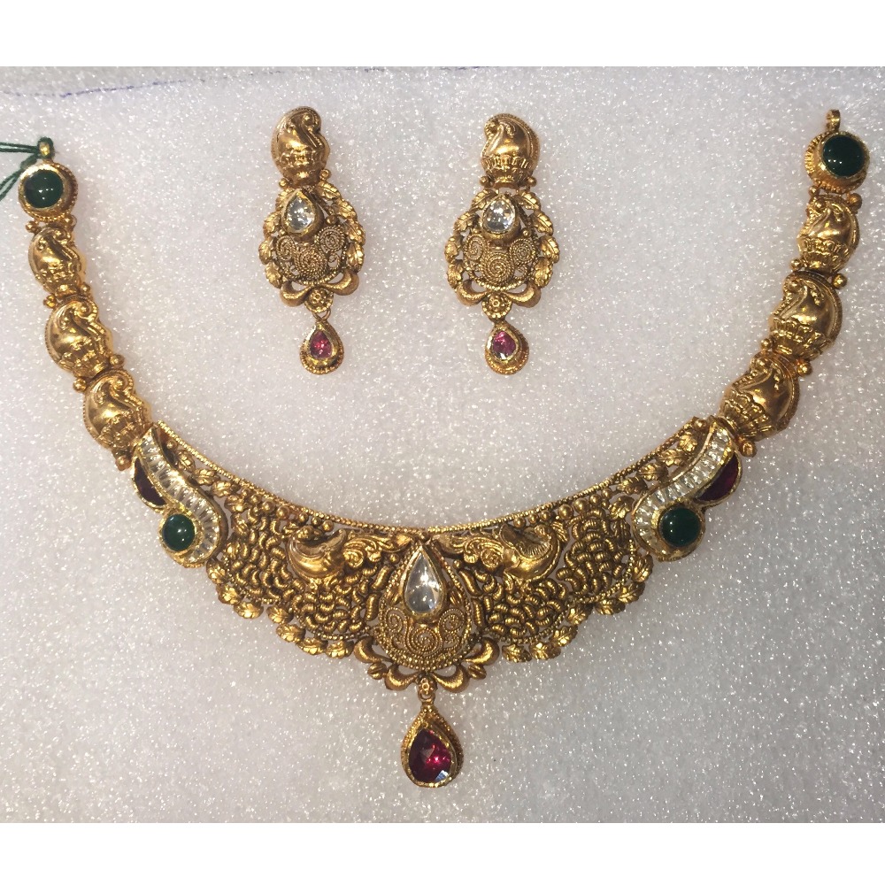 Rajkot Antique Jewellery Bridal Necklace Set
