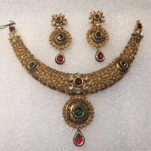 Rajkot Antique Jewellery Jadtar Bridal Necklace Set