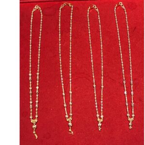 22KT Gold Jewellery Vertical Mala