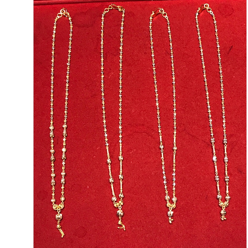 22KT Gold Jewellery Vertical Mala