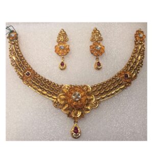 Rajkot Antique Jewellery Jadtar Bridal Necklace Set