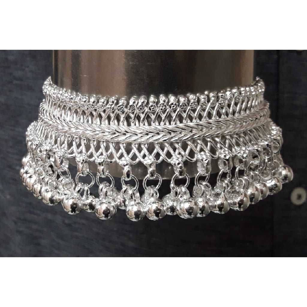 Silver Bridal Payal