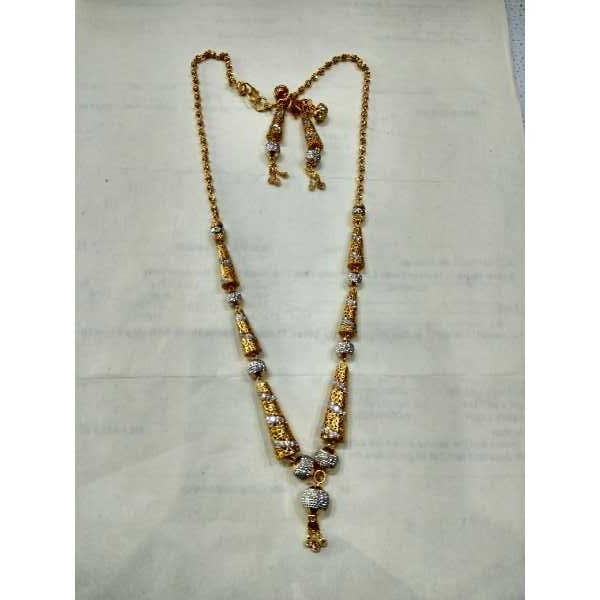 Gold 916 Attractive Vertical Mala