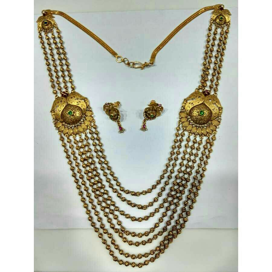 22KT Gold Indian Designer Ser Mala