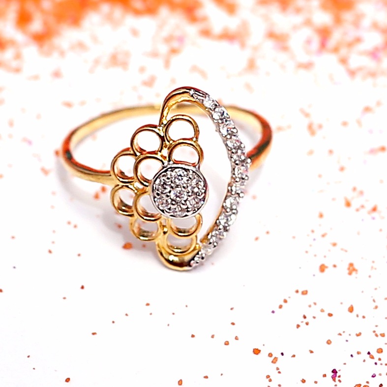 Ladies Ring with plain Part