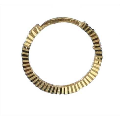 18K / 750 Gold Designer Indian Plain Bali