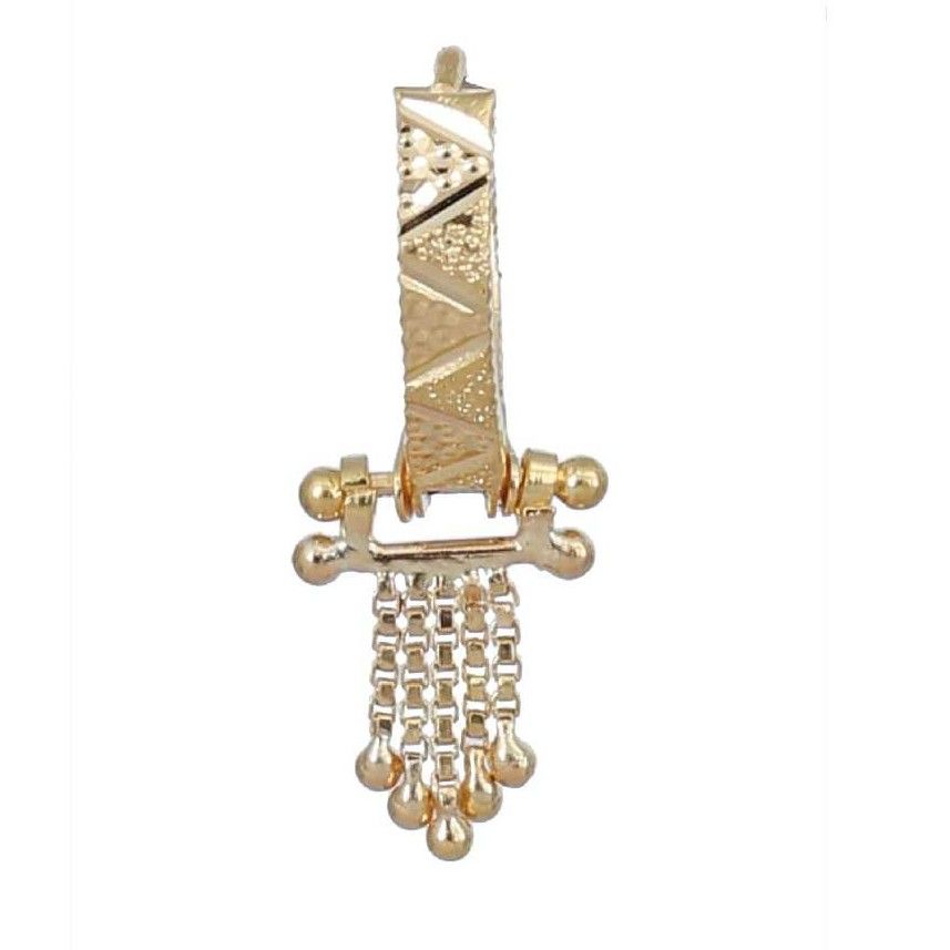 18KT Gold Designer UV Jhumka Bali