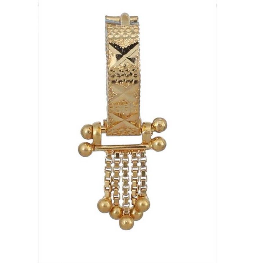 18KT Gold Indian Ladies Jhumar UV Bali