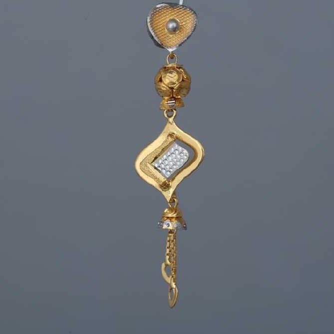 22K / 916 Attractive Gold Italian Butti (Earrings)