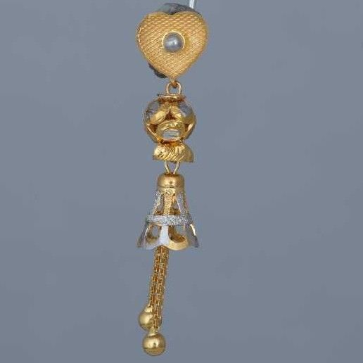 22K Gold Latkan Italian Vertical Butti