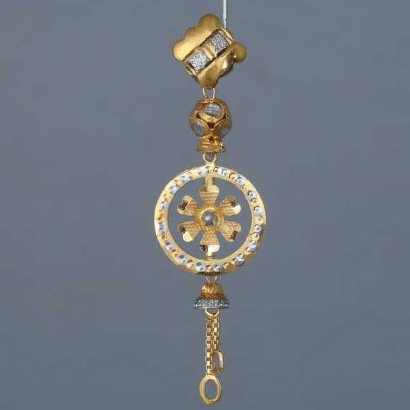 22K / 916 Gold Italian Modern Designer Latkan Earrings