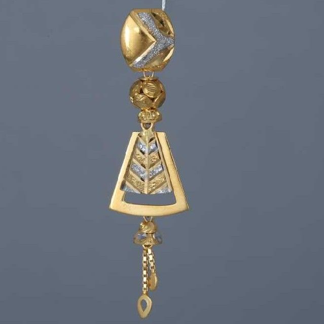 22K / 916 Gold Italian Attractive Latkan Indian Earrings