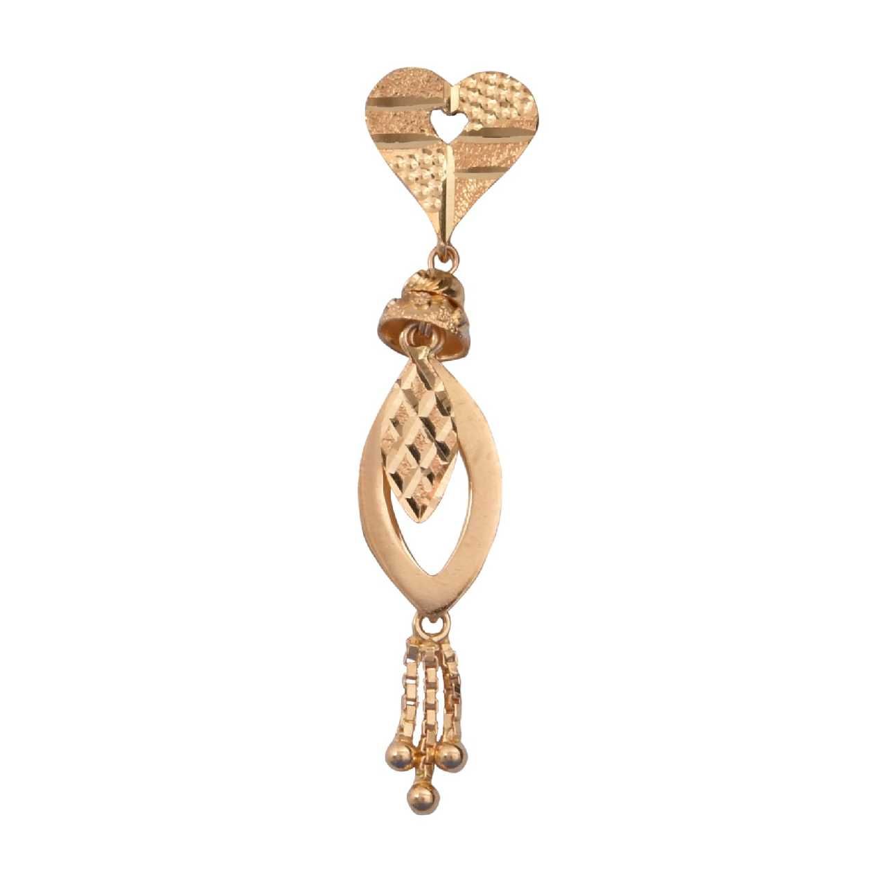22K Gold Italian Designer Latkan Earrings