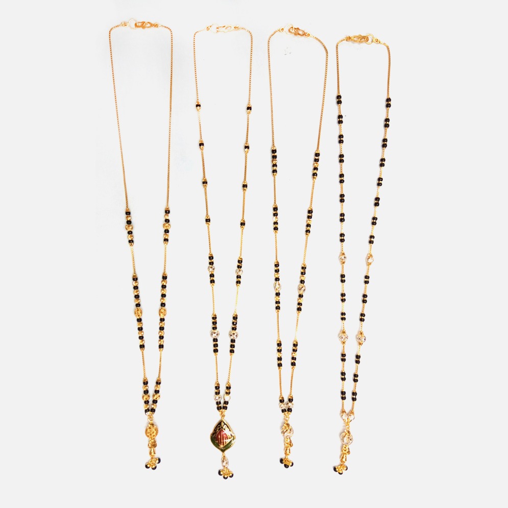 916 gold antique dokiya mangalsutra vna-M002
