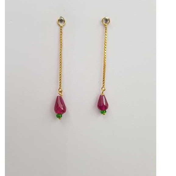 18KT Gold Designer Earrings Latkan