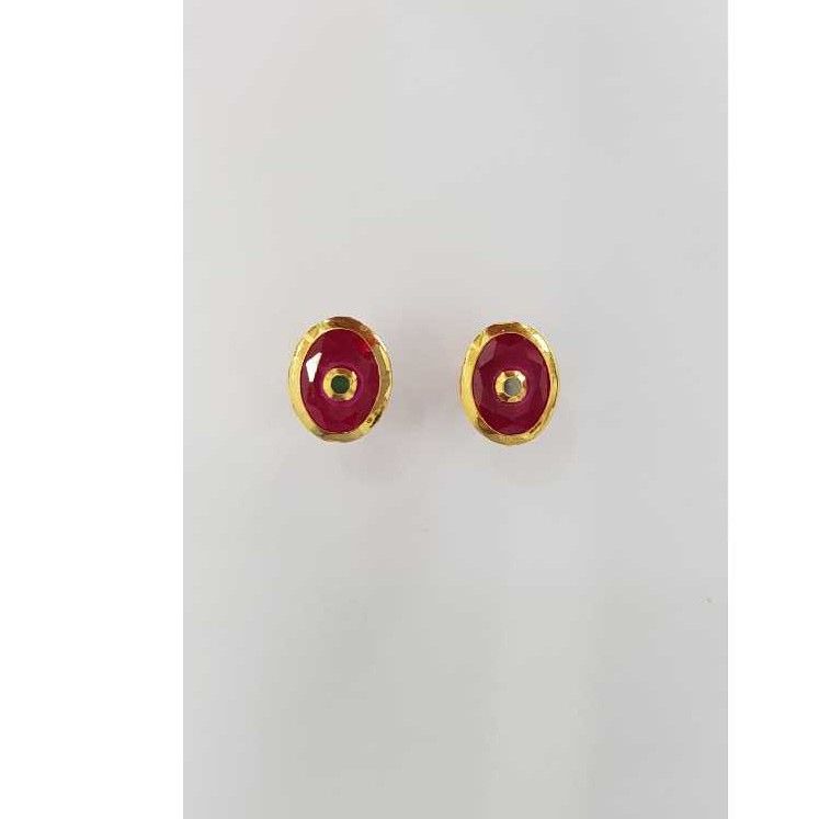 18KT Gold Fancy Stone Tops