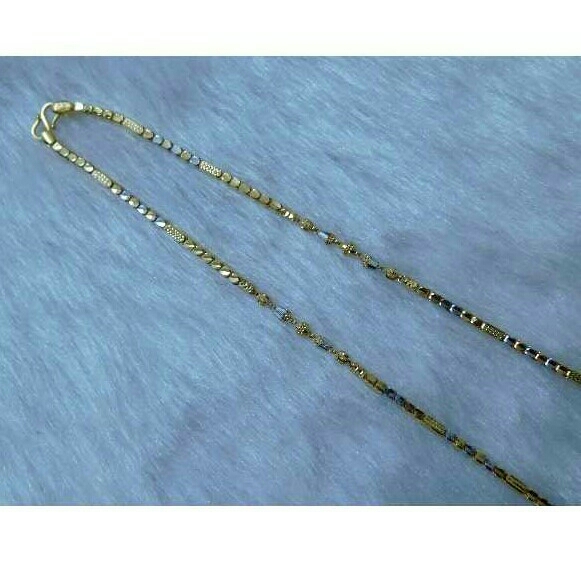 22K Gold Ladies Indian Fancy Chain Yellow