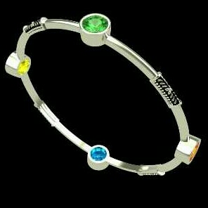 925 Silver Designer Kadli