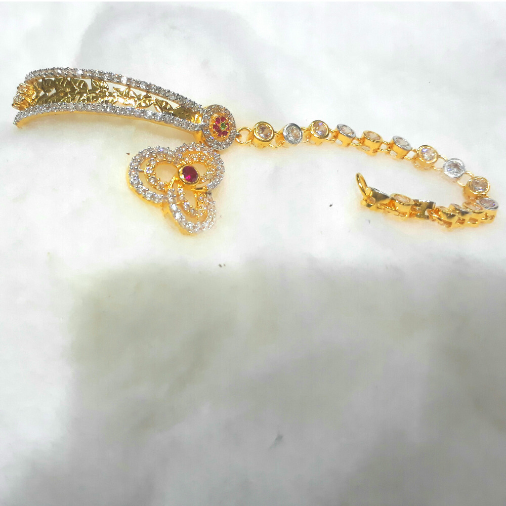 18crt Hanging style gemstone ladies bracelet