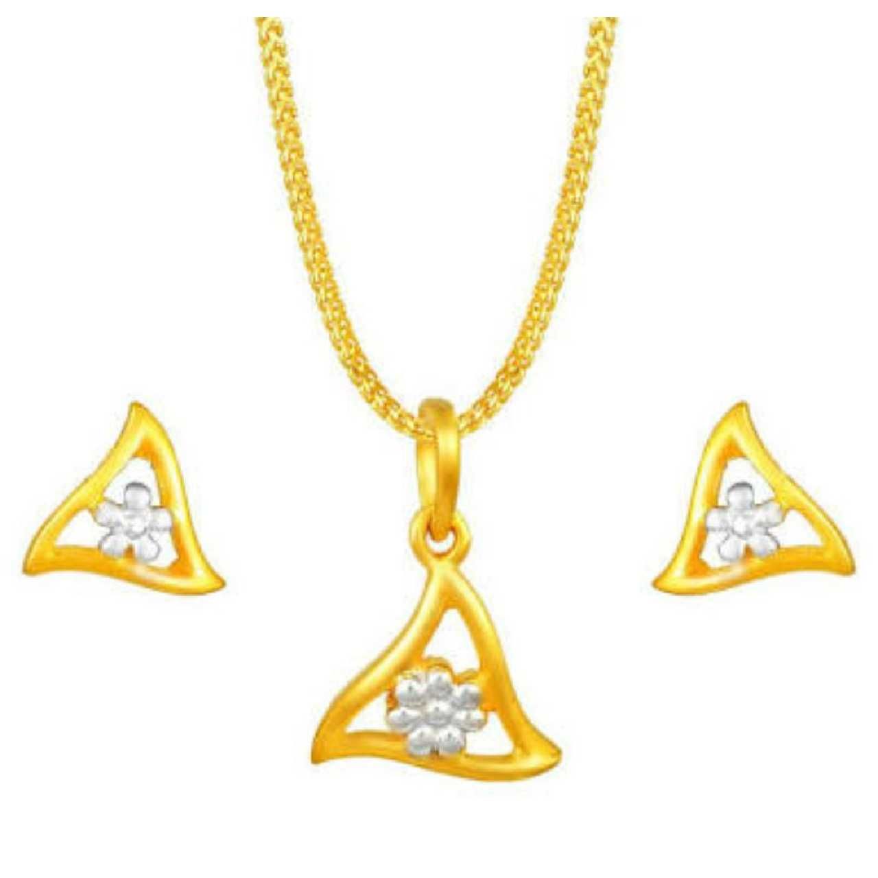 22KT Gold Pendant Set