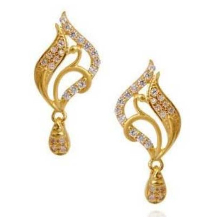 22KT Gold Ladies Indian Fancy Earrings