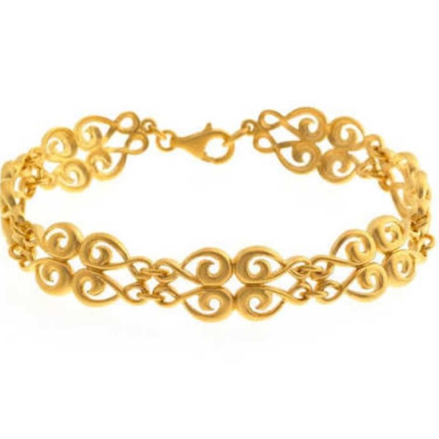 22K Gold Ladies Indian Fancy Bracelet