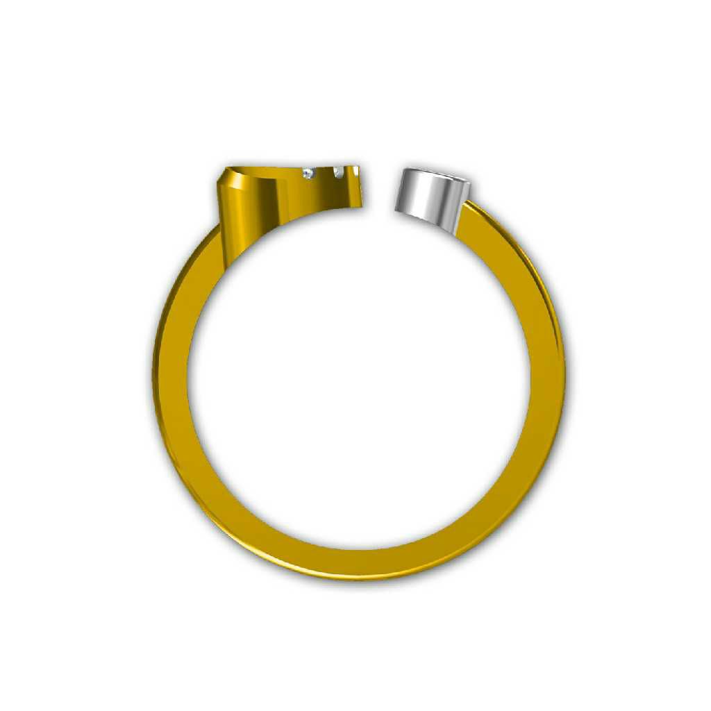 18KT Gold Antique Ladies Ring