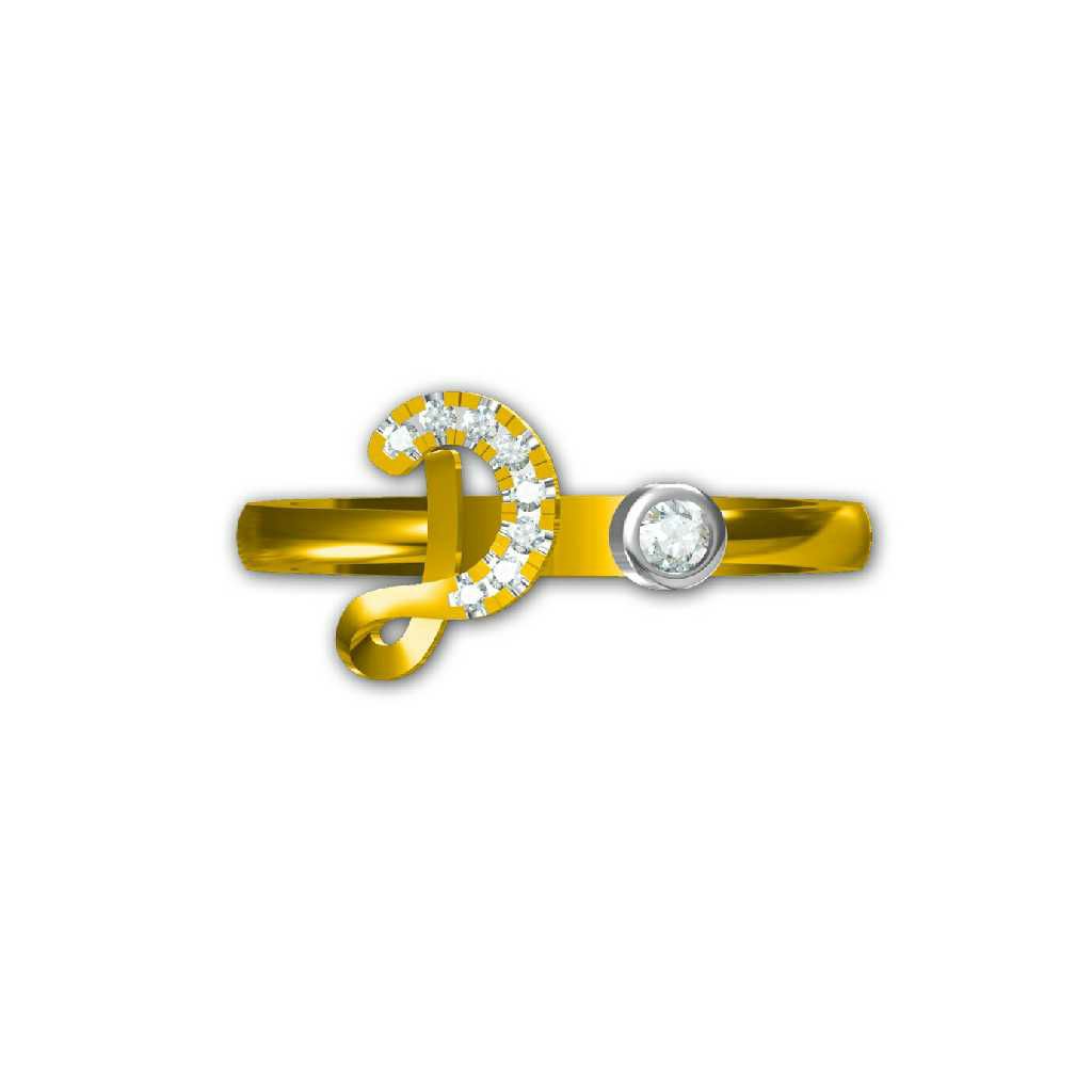 18KT Gold Antique Ladies Ring