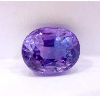 3.71ct oval color-change sapphire