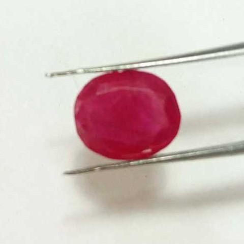 3.35ct oval red ruby-manek