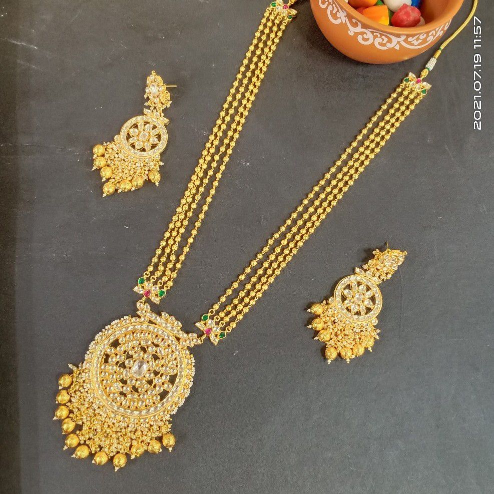 Pachhi Kundan Long Rani Haar