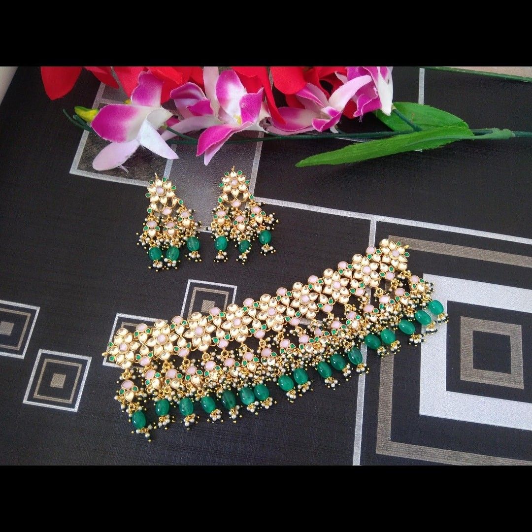 Jadtar necklace set 1828