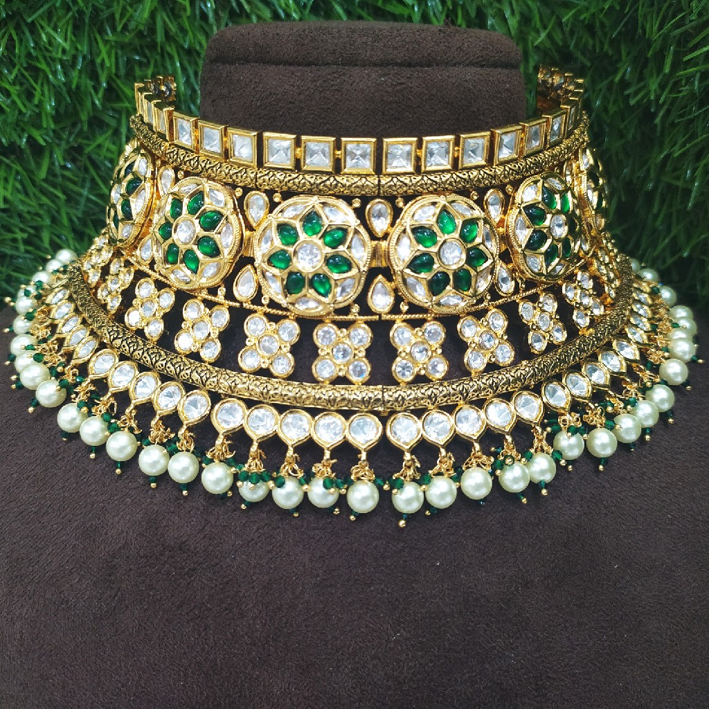 Kundan necklace set 1753